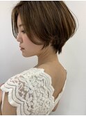 【佐藤健太郎】前下がりアッシュグレージュ小顔ハンサムショート