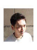 <メンズ>マッシュショート/ベリーショート/ダークアッシュ
