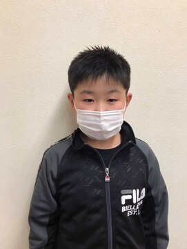 理容 おとべ 小学生カット