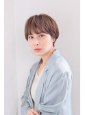 丸みショート/髪質改善/ベージュ/透明感/20代30代40代50代