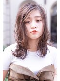 【ARTE表参道/青山】モテ髪ミディアム×ブリーチなし透明感