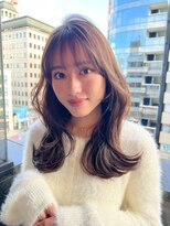 ロンドアジュール 横浜(Lond azur) 韓国くびれミディヘア【ami】 横浜美容院韓国顔周り髪質改善ボブ