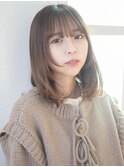 似合わせカットベージュカラー