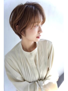 アール 北千住店(ar) くせ毛風パーマ/前髪なしショート/大人可愛いショート/北千住