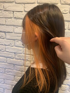 マヒカ(MAGICA) 【orange】×イヤリングカラー