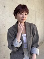 リアン(LieN)&nbsp;こなれ感ショートボブ x まろみピンクブラウン