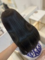 シャルム バイ アローズ 久留米店(CHARM BY AROSE)&nbsp;透け感オリーブカラー◎艶髪