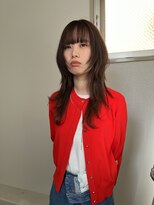 ケプカ(KEPKA)&nbsp;ロングウルフカット　レイヤースタイル(天神/今泉/薬院)