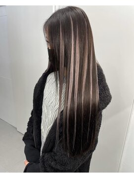 キング 高槻(K!ng) ハイライトカラーミルクティーベージュケアブリーチダブルカラー