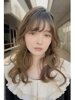 クーエフー(coo et fuu)&nbsp;オリーブベージュ　レイヤーカット　ニュアンスパーマ藤沢