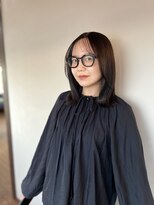 ラクレ(d.la cle) 大人可愛い切りっぱなしのロブ【ラクレ/西大分】