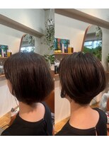 レッドハウス(RED HOUSE) 脱縮毛矯正ショートボブ