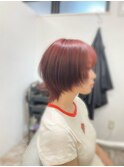 秋 レッド ウルフ@1101_hairstyle ●162●