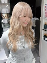 ベレーザ 渋谷(BELEZA)&nbsp;10306秋色ブロンドオリーブベージ髪質改善くすみベージュパーマ