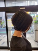 美フォルム/大人ショートボブ/40代/50代/60代