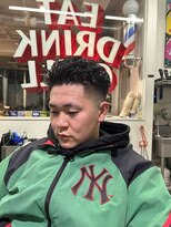 チルチェア 吉祥寺店(CHILL CHAIR)&nbsp;オールバックパーマ  <理容室> <吉祥寺> <バーバー>