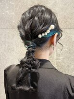 ピークアブー 原宿ハラカド(PEEK-A-BOO) デザインカラー/インナーカラー/ヘアセット/ローポニー/パール