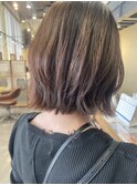 髪質改善ストレート×外ハネボブ