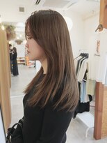 ディッセンバー 伊勢崎(December)&nbsp;切りっぱなしボブ/ミニボブ/丸くないボブ/ヘーゼルベージュ