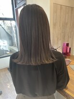 リアン(Lien)&nbsp;ハイライトグレデーション/ダブルカラー/ボブ/ベージュ/髪質改善