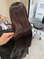 シカ 神戸三宮元町店(Cica)&nbsp;髪質改善トリートメント ボルドーカラー 冬 三宮