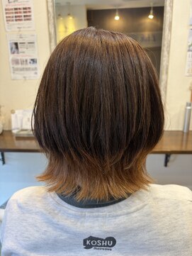 リッシュフォーヘアーデザイン(Lish for hair design) 裾カラー