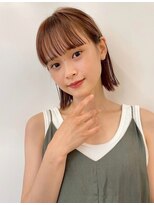 サンドパールス 仙台店(sand PALCE)&nbsp;髪質改善/大人ガーリー/似合わせカット/ショートボブ前髪/仙台