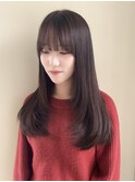 着物ヘア/大人ガーリー/ダークアッシュ/似合わせカット/南草津