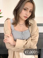 マスカリ(muscali)&nbsp;ハイライト/ダークアッシュ似合わせカットミディアムレイヤーm16