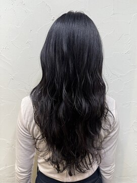 シュリット(schritt) ブルーブラックレイヤー ロングヘアUCHIDA渋谷