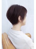 イメチェンクールショー絶壁ショート前髪あり50代60代ショート