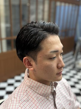 フランクス バーバー ウエストトウキョウ 吉祥寺店(FRANK’S BARBER WEST TOKYO) 波巻きツイストスパイラルリバースセンターパートパH