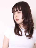 ヨファヘアー 岡本店(YOFA hair) 似合わせカット20代30代40代ワンホンレイヤーセミロング0602