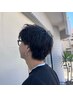 【お顔と頭皮もトータルケア】カット＋オイルシェービング＋ナノバブルスパ