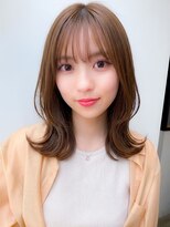 ヴィオドラジェ(vieo dragee)&nbsp;髪質改善くびれ外ハネ前髪あり透明感◎/ブリーチなしカラー