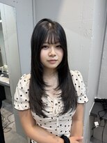 ドットニュー 横浜店(dot.nyu) 【艶カラー×顔周りカット】韓国/韓国ヘア/横浜/横浜駅/学割