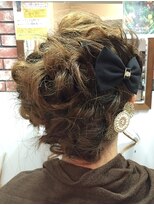 ワンバイワン(ONE BY ONE)&nbsp;りぼんコサージュアシメセット