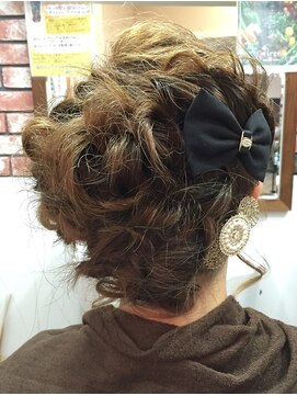 ワンバイワン(ONE BY ONE) りぼんコサージュアシメセット