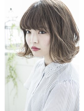 ミエルヘアーブラン(miel hair blanc) クリアグレージュボブ【miel hair blanc】