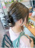 ゆるっとおだんごアレンジ♪お団子/編みおろし20代30代40代