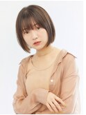 ナチュラルストレート ショートボブ 20代 30代 モテ髪カタログ