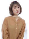 イルミナカラー*透明感ベージュボブディ
