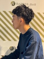 バーバーバー アカバネ(BARBER-BAR AKABANE)&nbsp;大人のパーマスタイル【BARBER-BAR】