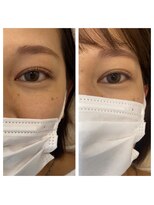 まつ毛パーマの1ヶ月後　<原田>