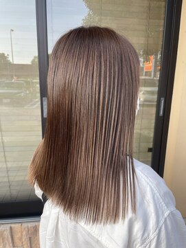 リミックス 南国店(remix) アッシュ×ストレートロング