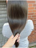 【117hairgarage】酸熱トリートメント_艶髪ベージュ_ロング