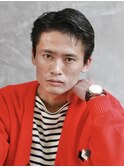 クラシックサイドパート　アップバング
