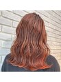 アグ ヘアー ラズリ 熊谷店(Agu hair lazuli) ブリーチ1.5回ブラッドオレンジ◎