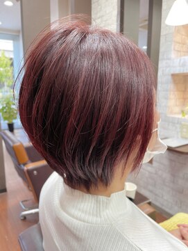 フェリシータ 高槻店(felicita) 赤系小顔くびれショート