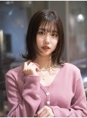 ミディアム/外ハネロブ/レイヤーカット/顔周り/茶屋町/梅田/大阪
